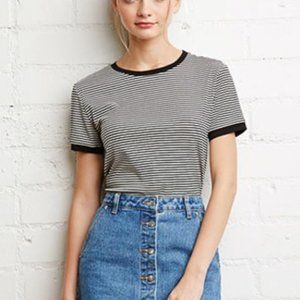 Forever 21 Striped Tee, Small